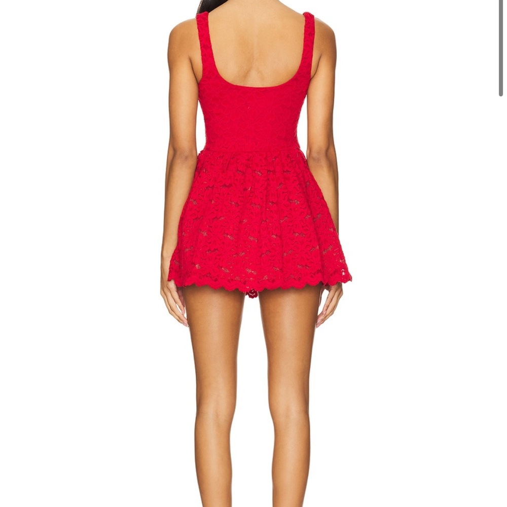 Show Me Your Mumu Red Ricci Skort Mini Dress - Picture 3 of 9